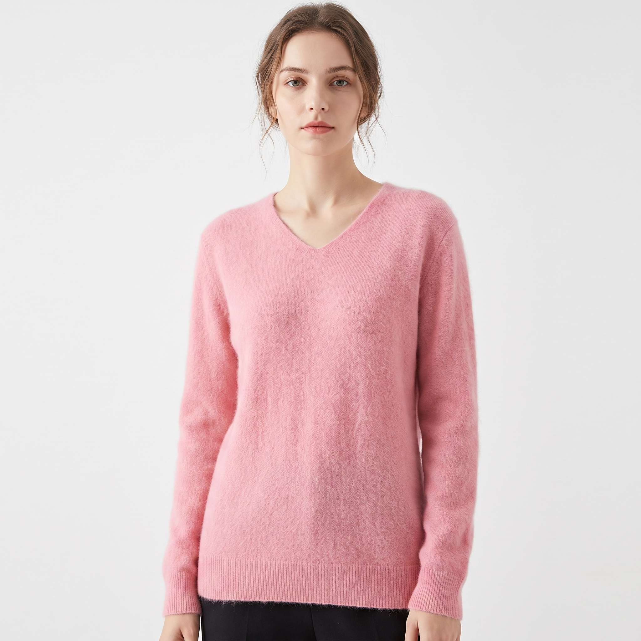 The Ottilie Fluffy V-Neck — look