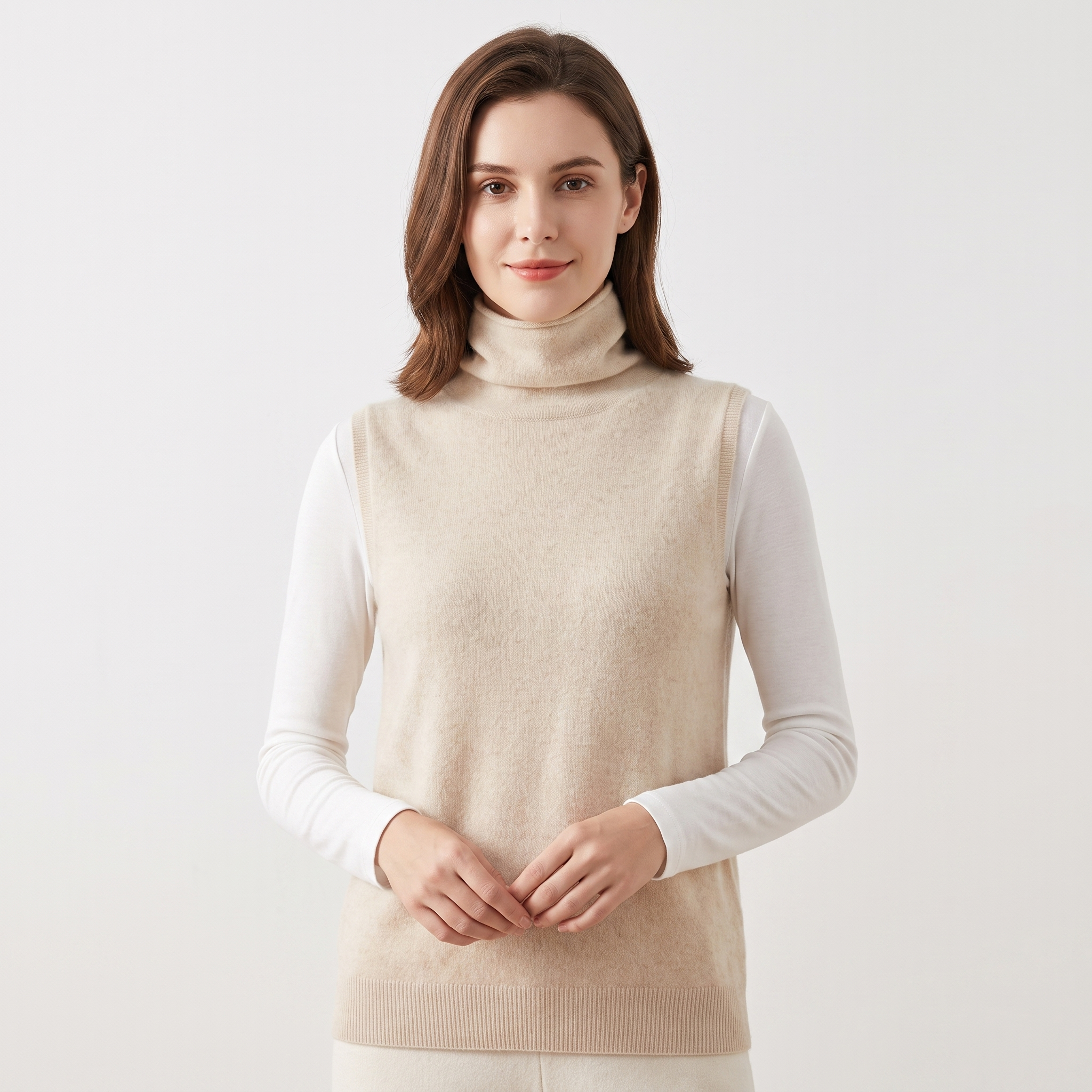 The Cecily Knit Vest — front view