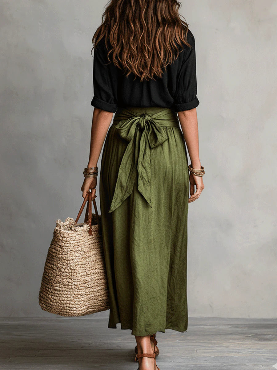 The Adele Shirt & Skirt Set — movement