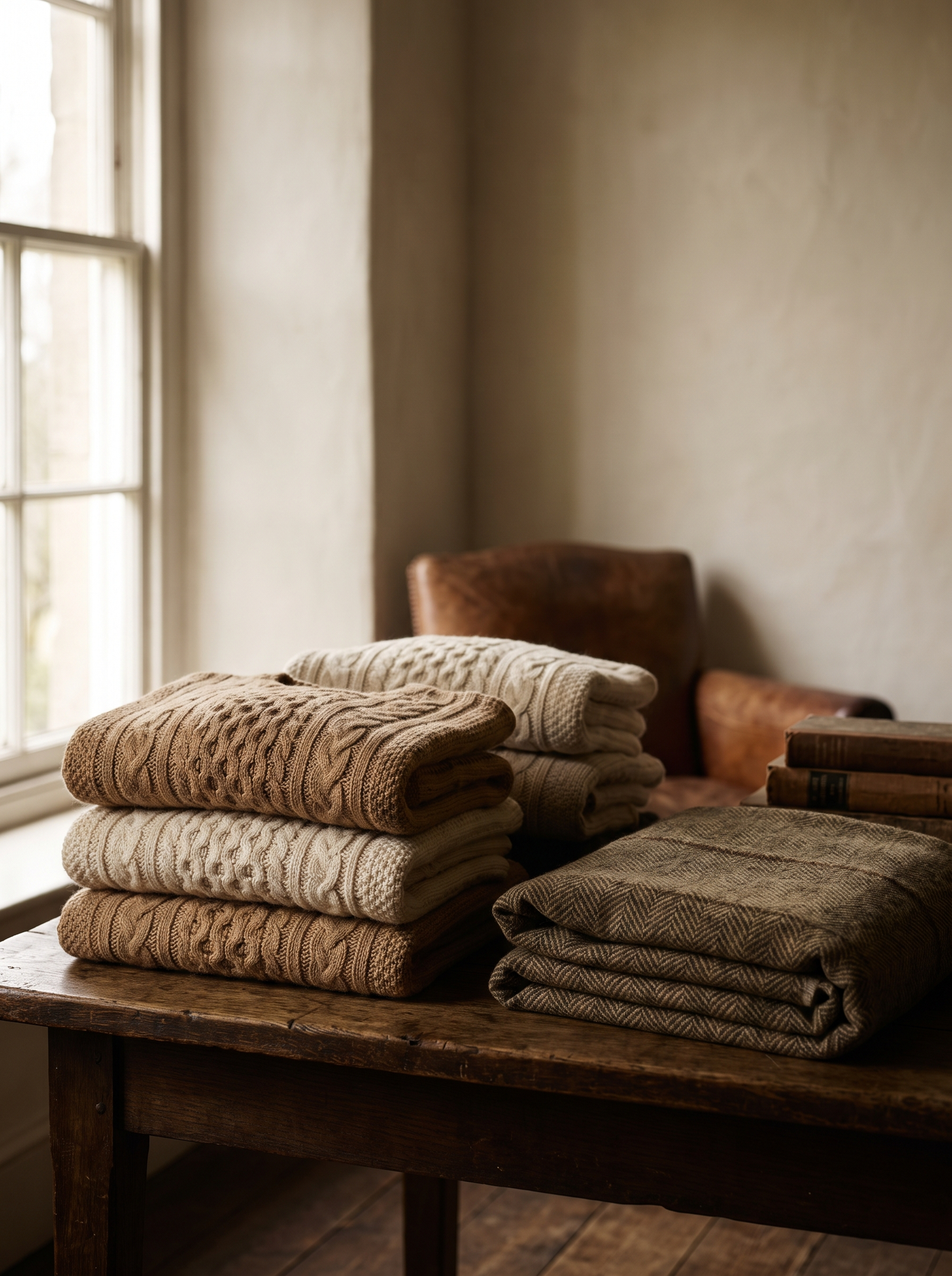 Maison Ashford heritage knitwear still life