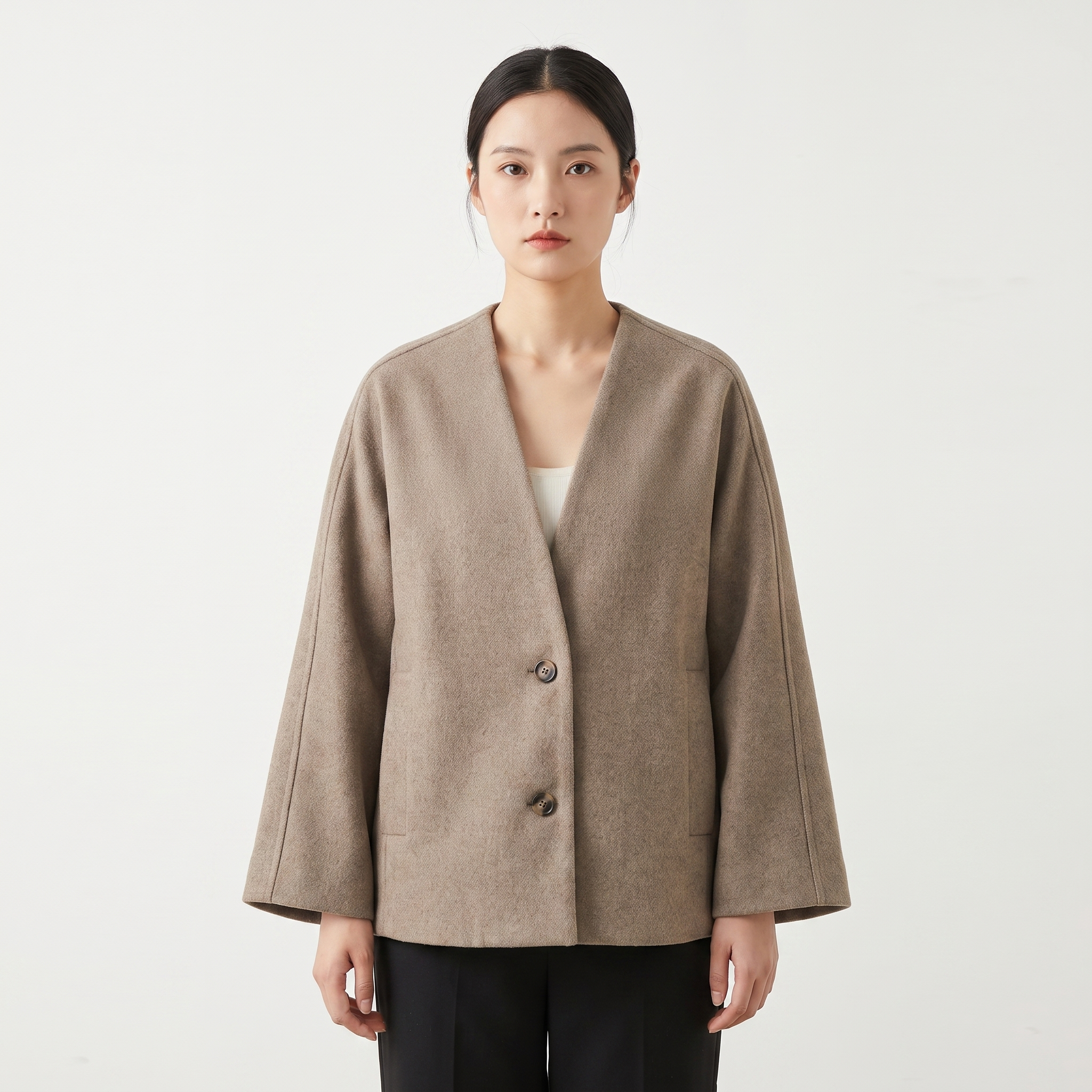 The Wexford Jacket & Scarf Set — detail